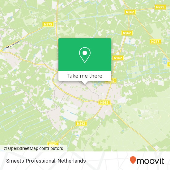 Smeets-Professional, Ruijsstraat 65A map