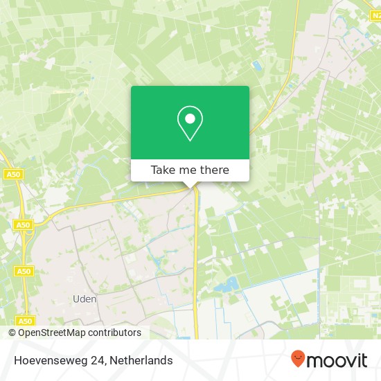 Hoevenseweg 24, 5403 PA Uden map