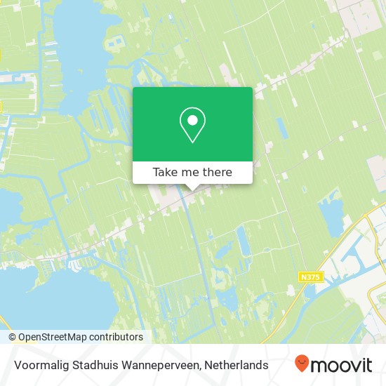Voormalig Stadhuis Wanneperveen map