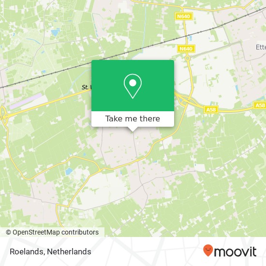 Roelands, Dorpsstraat 69 Karte