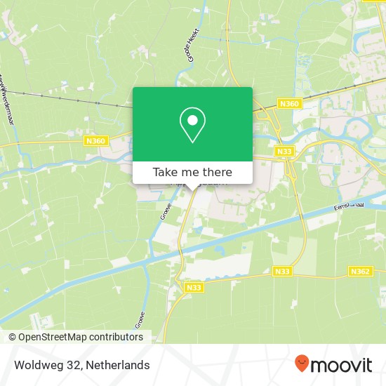 Woldweg 32, 9902 AH Appingedam map