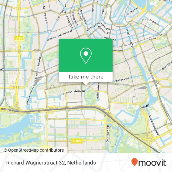 Richard Wagnerstraat 32, 1077 VW Amsterdam map