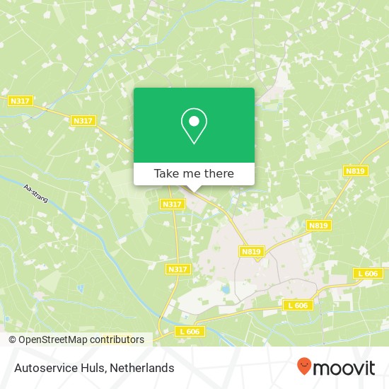 Autoservice Huls, Terborgseweg 42 map