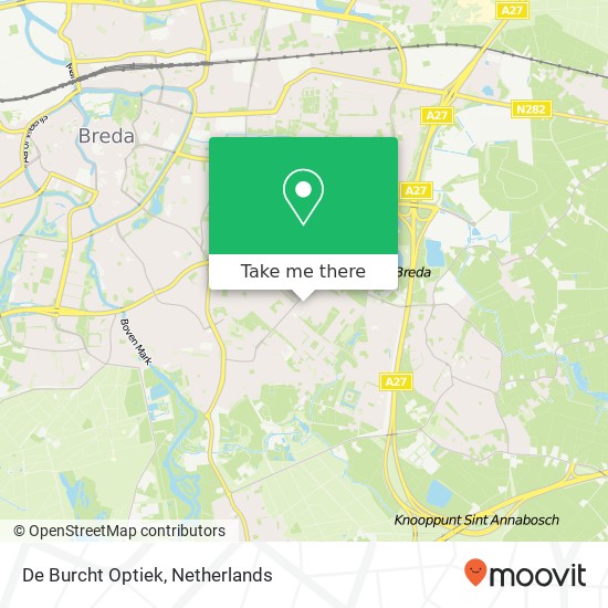 De Burcht Optiek, De Burcht 37 map