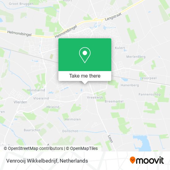 Venrooij Wikkelbedrijf map