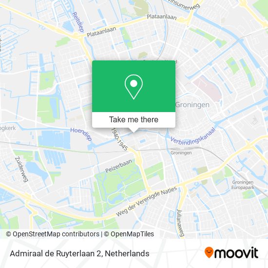 Admiraal de Ruyterlaan 2 Karte
