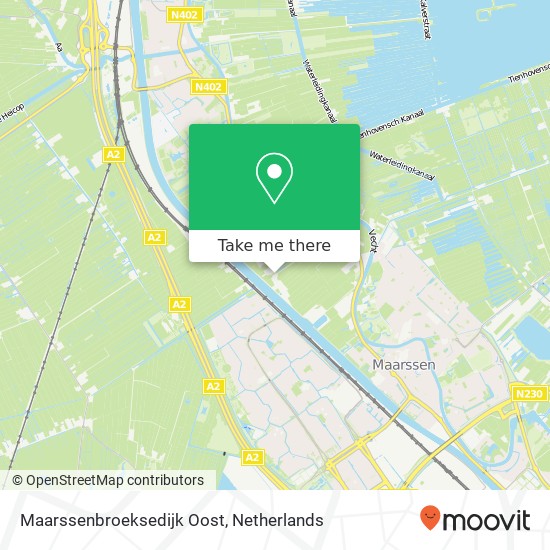 Maarssenbroeksedijk Oost, 3603 Maarssen map