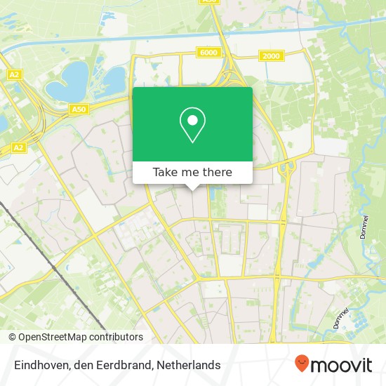 Eindhoven, den Eerdbrand map