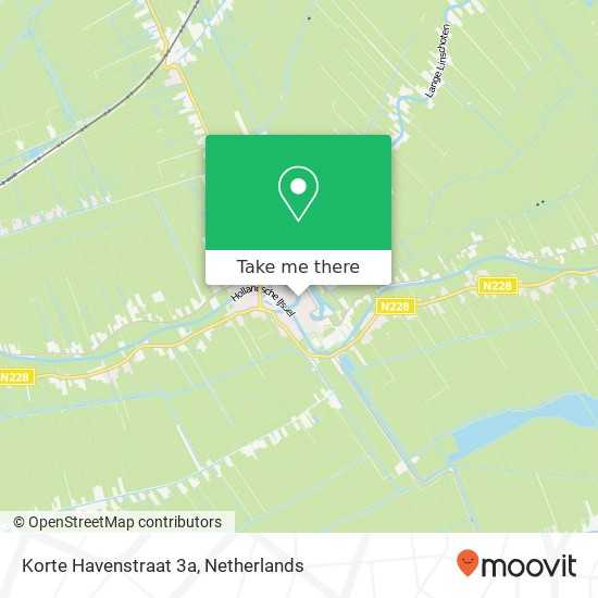 Korte Havenstraat 3a, 3421 AG Oudewater map