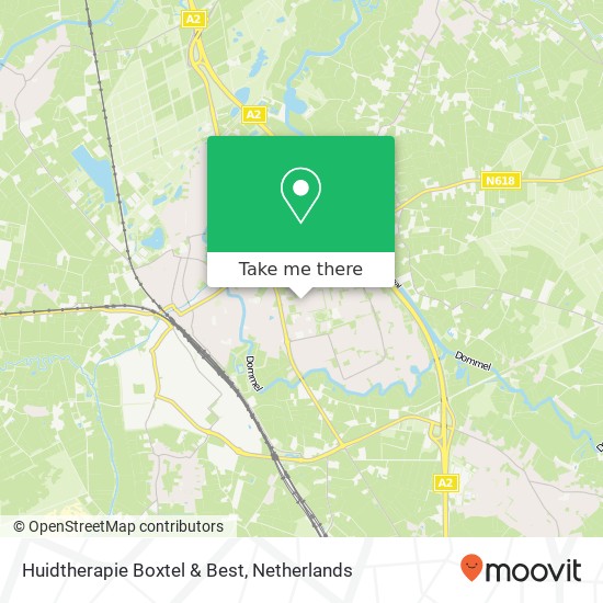 Huidtherapie Boxtel & Best, Nieuwe Nieuwstraat 20 map