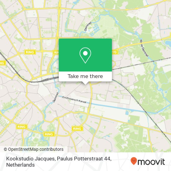 Kookstudio Jacques, Paulus Potterstraat 44 map