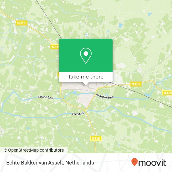 Echte Bakker van Asselt, Zutphenseweg 18 map