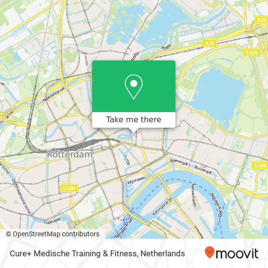 Cure+ Medische Training & Fitness, Admiraal de Ruyterweg 43A map