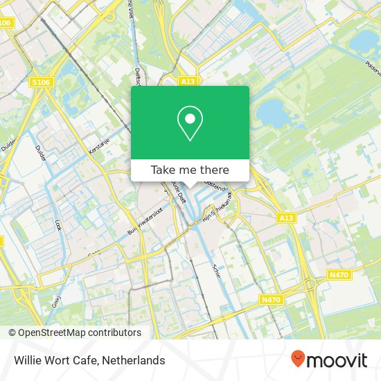 Willie Wort Cafe, Kromstraat 39A map