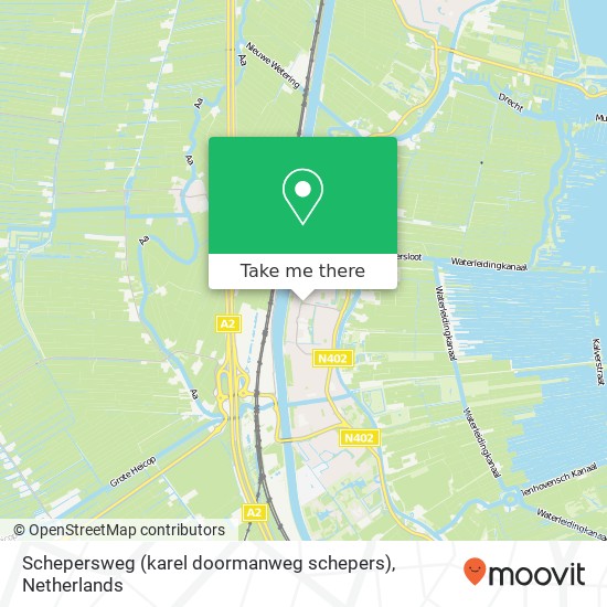 Schepersweg (karel doormanweg schepers), 3621 JV Breukelen Karte