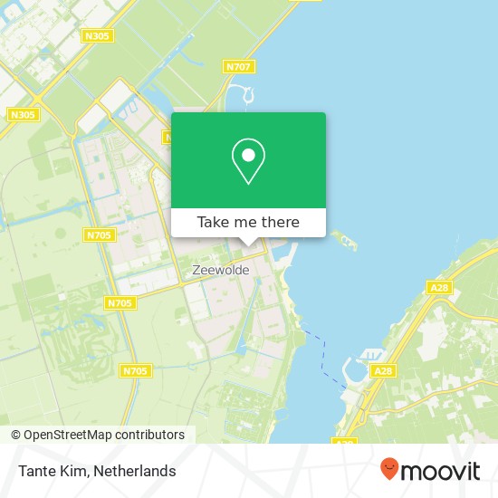 Tante Kim, Kerkstraat 8 map