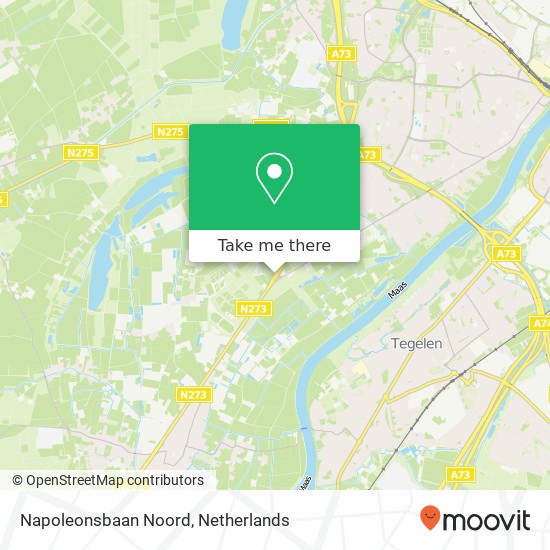 Napoleonsbaan Noord, 5991 Baarlo Karte