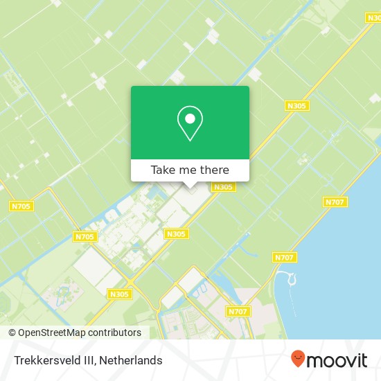 Trekkersveld III, Trekkersveld III, 3899 Zeewolde, Nederland map