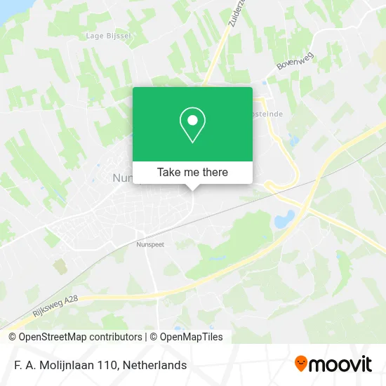 F. A. Molijnlaan 110 map