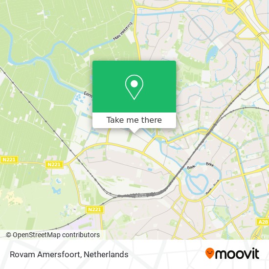Rovam Amersfoort map