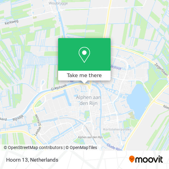 Hoorn 13 map