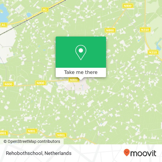 Rehobothschool, Kosterijweg 25 map