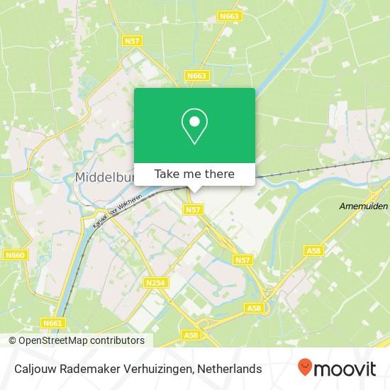 Caljouw Rademaker Verhuizingen, Kuipersweg 23 map