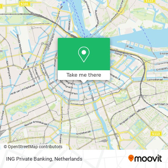 ING Private Banking map