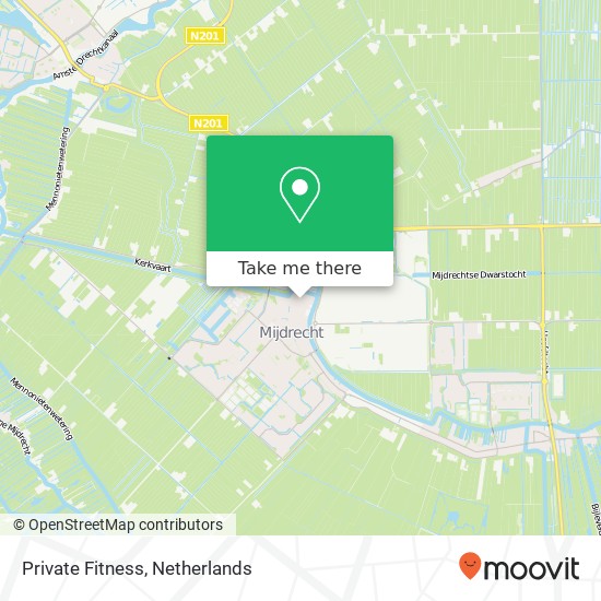 Private Fitness, Dorpsstraat 74C map