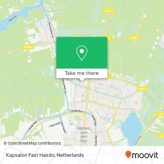 Kapsalon Fast Hairdo, Marketentster 108 map