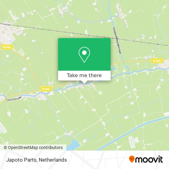 Japoto Parts map