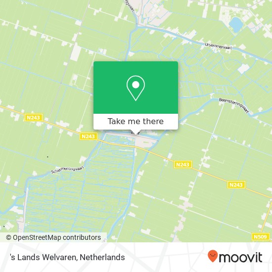 's Lands Welvaren map