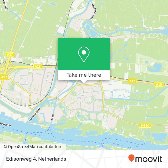 Edisonweg 4, 4207 HG Gorinchem map