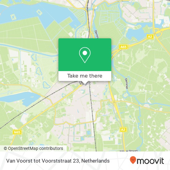 Van Voorst tot Voorststraat 23, 5262 AL Vught map