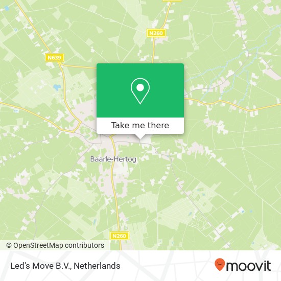 Led's Move B.V., Smederijstraat 17 Karte
