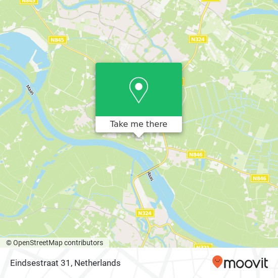 Eindsestraat 31, 6612 AJ Nederasselt Karte