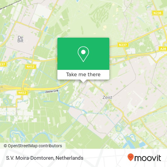 S.V. Moira-Domtoren, Kroostweg-Noord 170 Karte