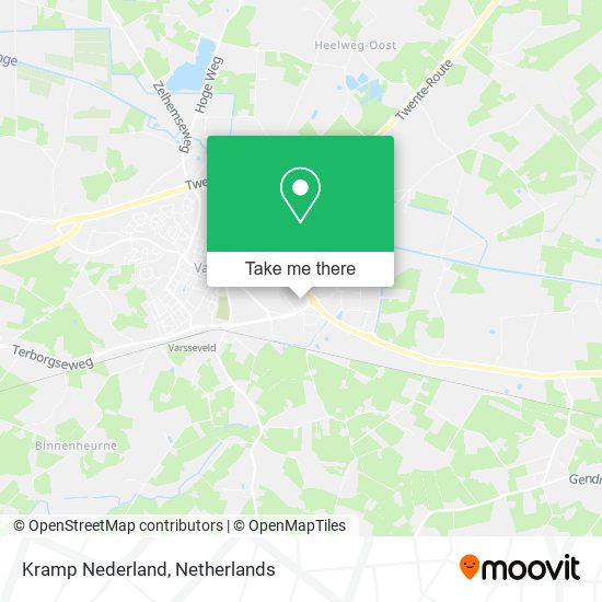 Kramp Nederland map