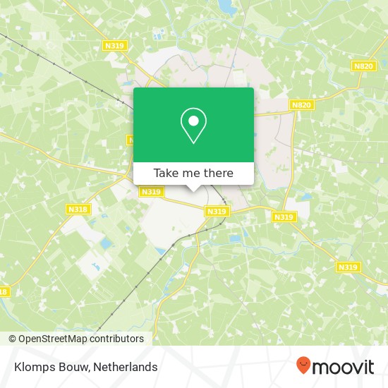 Klomps Bouw map