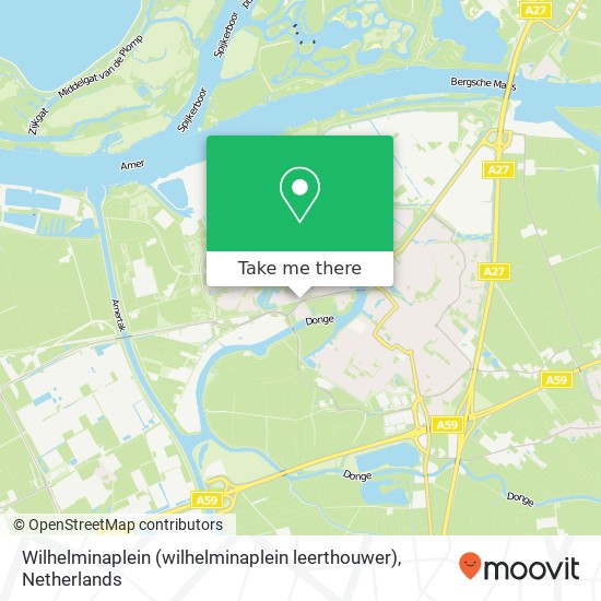 Wilhelminaplein (wilhelminaplein leerthouwer), 4931 CX Geertruidenberg map