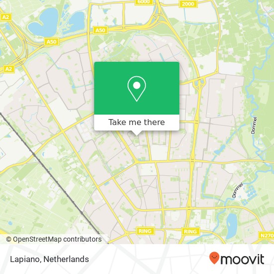 Lapiano, Koning Markweg 1 map