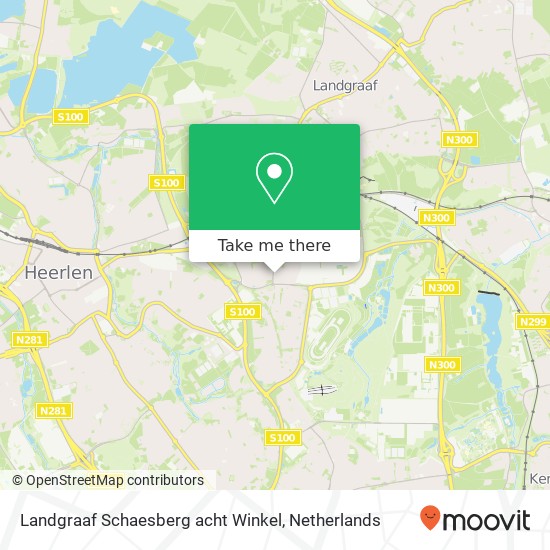 Landgraaf Schaesberg acht Winkel map