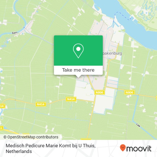 Medisch Pedicure Marie Komt bij U Thuis, Plevier 69 map