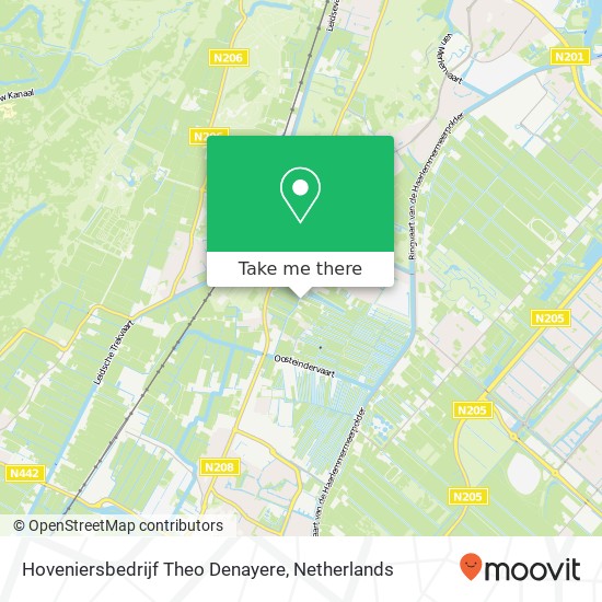 Hoveniersbedrijf Theo Denayere, Zandlaan 12 map