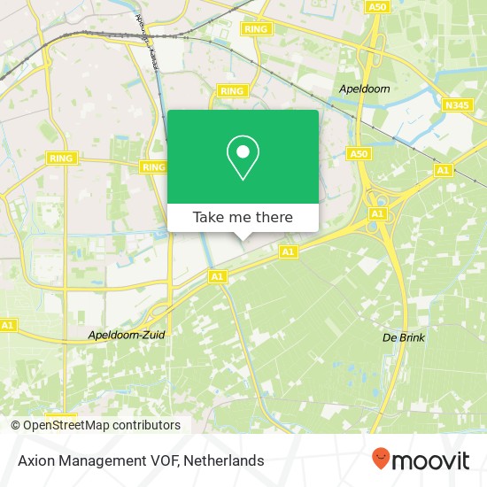 Axion Management VOF, Boswachtersveld 213 Karte