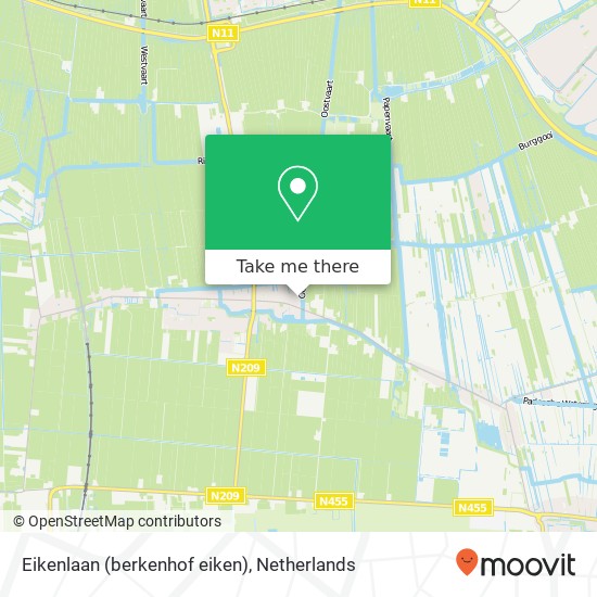 Eikenlaan (berkenhof eiken), 2391 DW Hazerswoude-Dorp map