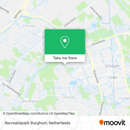 Recreatiepark Burghorn map