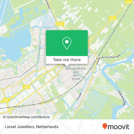 IJssel Juweliers, Dorpsstraat 54 map