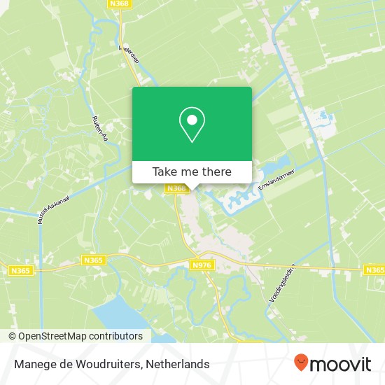 Manege de Woudruiters, Barlagerachterweg 7 map