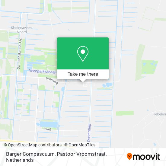 Barger Compascuum, Pastoor Vroomstraat Karte